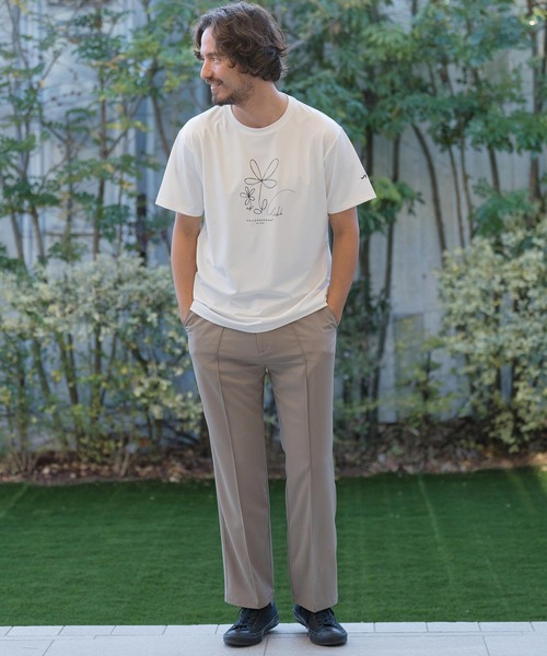 CALL&RESPONSE(コールアンドレスポンス)の「mt8811- ラクガキFLOWER-プリント半袖Tシャツ(Tシャツ/カットソー・メンズ・ホワイト・1/2/4/5)」の14枚目の写真