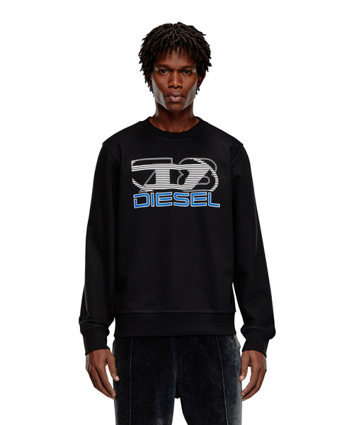 DIESEL(ディーゼル)の「メンズ スウェット S-GINN-K43(スウェット・メンズ・ホワイト/ブラック・SMALL/MEDIUM/LARGE/XX-LARGE/XXX-LARGE/X-SMALL/X-LARGE)」の5枚目の写真