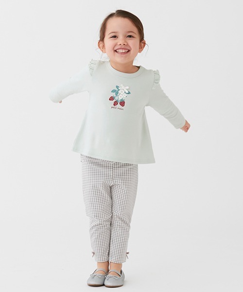 ⭕️mimi⭕️インディアンぶた長袖カットソー⭐️Ｆ Disney】刺繍グラフィック長袖T（Tシャツ） | petit main