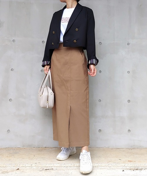 Q（キュー）の「ストレッチタイトスカート（スカート・レディース・ブラック/ブルー/キャメル・MEDIUM）」の9枚目の写真