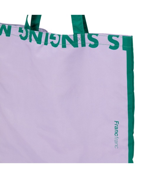 バイカラー 保冷エコバッグ パープル（トートバッグ）｜Francfranc