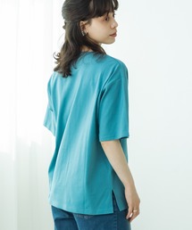 【リンクコーデ】【大人ユニセックス】胸ポケット ビッグシルエット 半袖Tシャツ