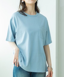 【リンクコーデ】【大人ユニセックス】胸ポケット ビッグシルエット 半袖Tシャツ