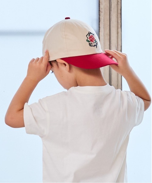 MARKEY'S（マーキーズ）の「フロント刺繍ツイルキャップ（kids/52-54cm,56-58cm）（キャップ・キッズ・ネイビー/レッド/ブラック・52/56）」の3枚目の写真