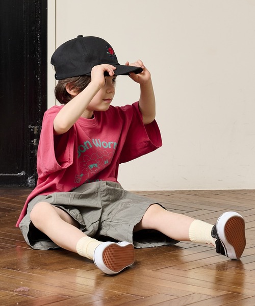 MARKEY'S（マーキーズ）の「フロント刺繍ツイルキャップ（kids/52-54cm,56-58cm）（キャップ・キッズ・ネイビー/レッド/ブラック・52/56）」の14枚目の写真