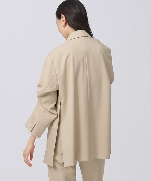 GALLEST（ギャレスト）の「ツイルリラックスジャケット（テーラードジャケット・レディース・ネイビー/ベージュ/イエロー系その他・40/38/36）」の14枚目の写真