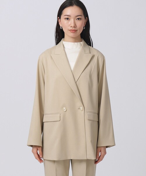 GALLEST（ギャレスト）の「ツイルリラックスジャケット（テーラードジャケット・レディース・ネイビー/ベージュ/イエロー系その他・40/38/36）」の17枚目の写真