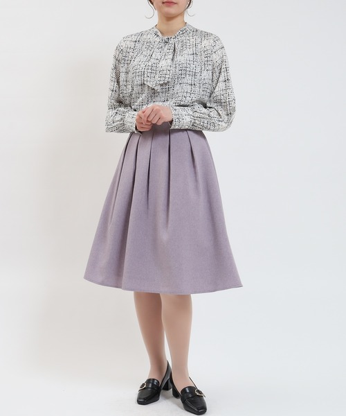 TRUDEA(トルディア)の「ツイード柄ブラウス(シャツ/ブラウス・レディース・ブラック/ホワイト・MEDIUM/LARGE)」の8枚目の写真