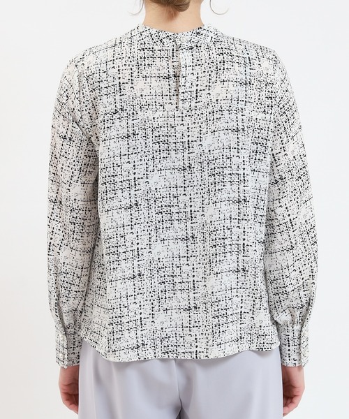 TRUDEA(トルディア)の「ツイード柄ブラウス(シャツ/ブラウス・レディース・ブラック/ホワイト・MEDIUM/LARGE)」の22枚目の写真
