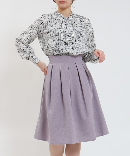 TRUDEA(トルディア)の「ツイード柄ブラウス(シャツ/ブラウス・レディース・ブラック/ホワイト・MEDIUM/LARGE)」の7枚目の写真