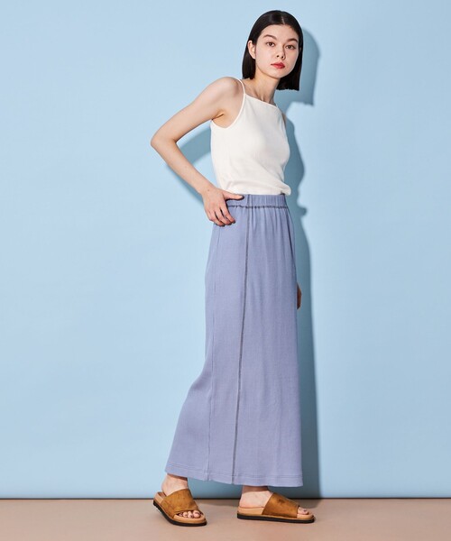 CITEN(シテン)の「<CITEN>ナロー ストラップ キャミソール(キャミソール・レディース・ホワイト/イエロー/ブラック・FREE)」の4枚目の写真