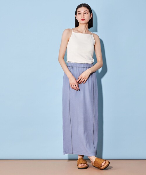 CITEN(シテン)の「<CITEN>ナロー ストラップ キャミソール(キャミソール・レディース・ホワイト/イエロー/ブラック・FREE)」の5枚目の写真