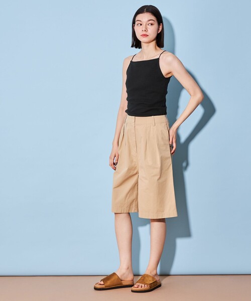 CITEN(シテン)の「<CITEN>ナロー ストラップ キャミソール(キャミソール・レディース・ホワイト/イエロー/ブラック・FREE)」の6枚目の写真