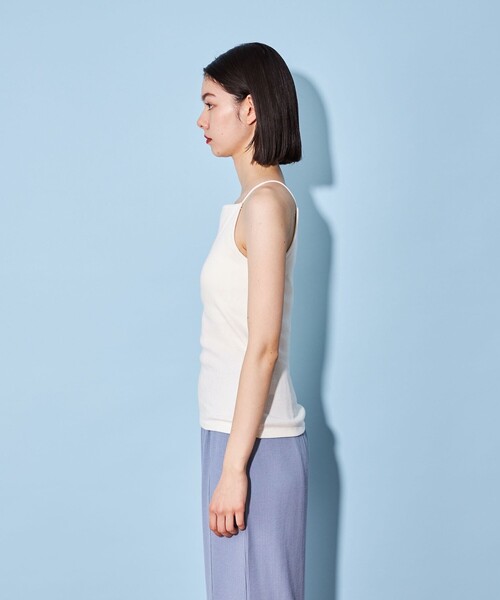 CITEN(シテン)の「<CITEN>ナロー ストラップ キャミソール(キャミソール・レディース・ホワイト/イエロー/ブラック・FREE)」の9枚目の写真