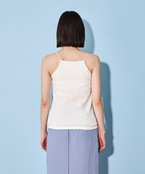 CITEN(シテン)の「<CITEN>ナロー ストラップ キャミソール(キャミソール・レディース・ホワイト/イエロー/ブラック・FREE)」の10枚目の写真
