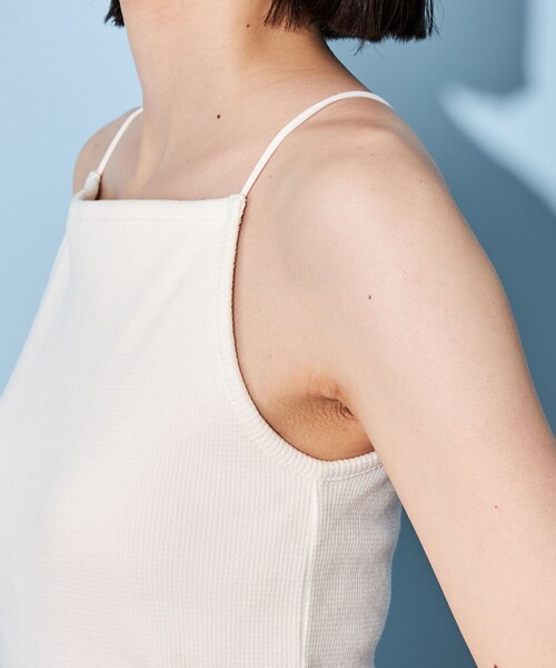 CITEN(シテン)の「<CITEN>ナロー ストラップ キャミソール(キャミソール・レディース・ホワイト/イエロー/ブラック・FREE)」の12枚目の写真