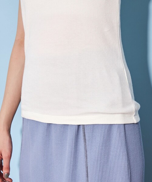 CITEN(シテン)の「<CITEN>ナロー ストラップ キャミソール(キャミソール・レディース・ホワイト/イエロー/ブラック・FREE)」の13枚目の写真