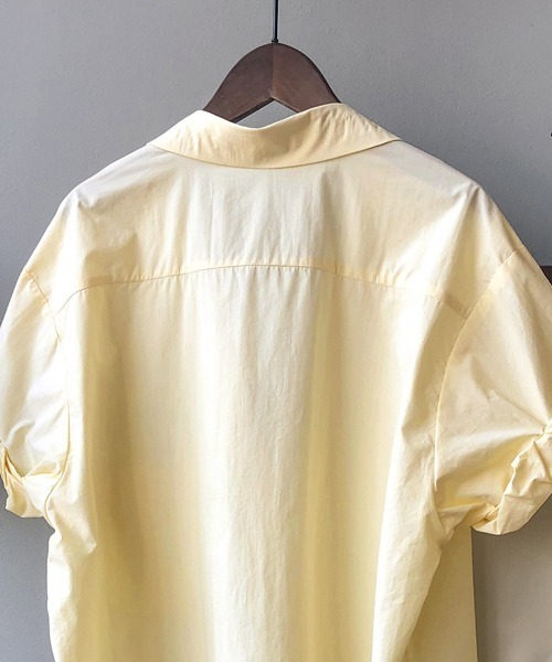 Miniministore(ミニミニストア)の「オープンカラーシャツ ベーシック 半袖(シャツ/ブラウス・レディース・ライトイエロー/グリーン/ホワイト・FREE)」の19枚目の写真
