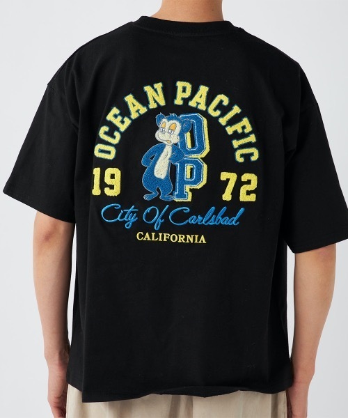 Ocean Pacific（オーシャンパシフィック）の「【OP/オーピー】ヴィンテージ風半袖Tシャツ  バックプリント（Tシャツ/カットソー・メンズ・イエロー/ブラック/ヘザーグレー/ホワイト・LARGE/MEDIUM/X-LARGE）」の15枚目の写真