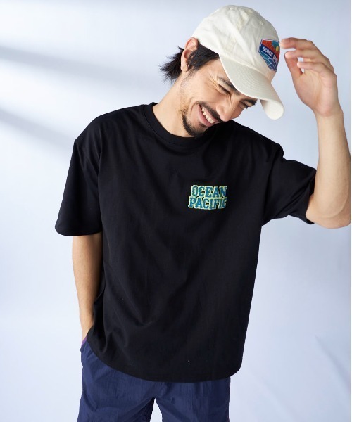 Ocean Pacific（オーシャンパシフィック）の「【OP/オーピー】ヴィンテージ風半袖Tシャツ  バックプリント（Tシャツ/カットソー・メンズ・イエロー/ブラック/ヘザーグレー/ホワイト・LARGE/MEDIUM/X-LARGE）」の8枚目の写真