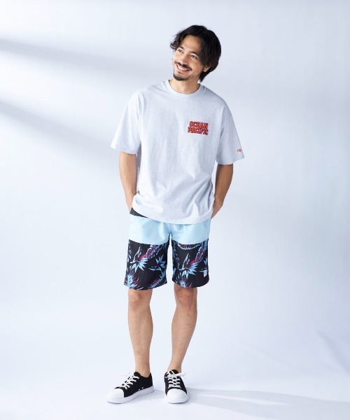 Ocean Pacific（オーシャンパシフィック）の「【OP/オーピー】ヴィンテージ風半袖Tシャツ  バックプリント（Tシャツ/カットソー・メンズ・イエロー/ブラック/ヘザーグレー/ホワイト・LARGE/MEDIUM/X-LARGE）」の19枚目の写真