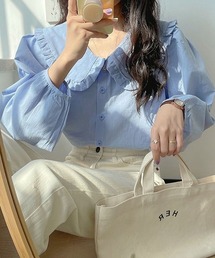 YUGA　ドールカラー　スイートシャツ