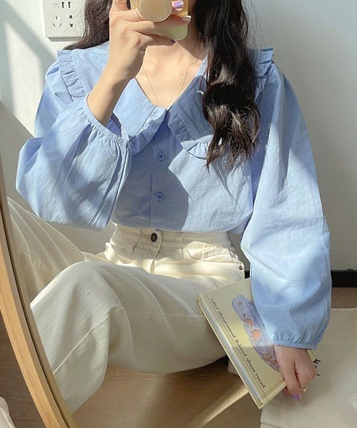 OHGA⭐︎GARDENブラウス 美品⭐︎ セール】YUGA ドールカラー スイートシャツ（シャツ/ブラウス