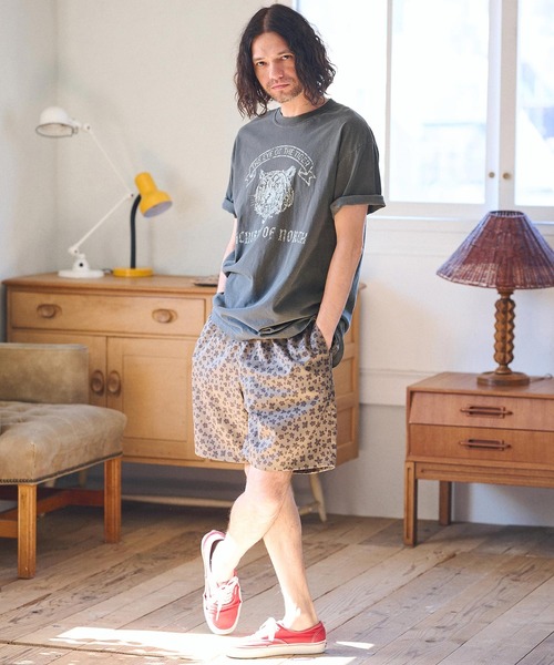 CAMBIO（カンビオ）の「mt8927- ヴィンテージ風Tシャツ（Tiger）（Tシャツ/カットソー・メンズ・ブラック/オフホワイト/イエロー・S/M/L/XL）」の7枚目の写真