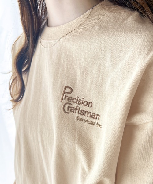 classicalelf(クラシカルエルフ)の「大人の上級カジュアル。綿100%ワンポイント刺繍ロゴTシャツ(Tシャツ/カットソー・レディース・アイボリー/その他/ホワイト/チャコールグレー・X-LARGE/SMALL/MEDIUM/LARGE)」の20枚目の写真