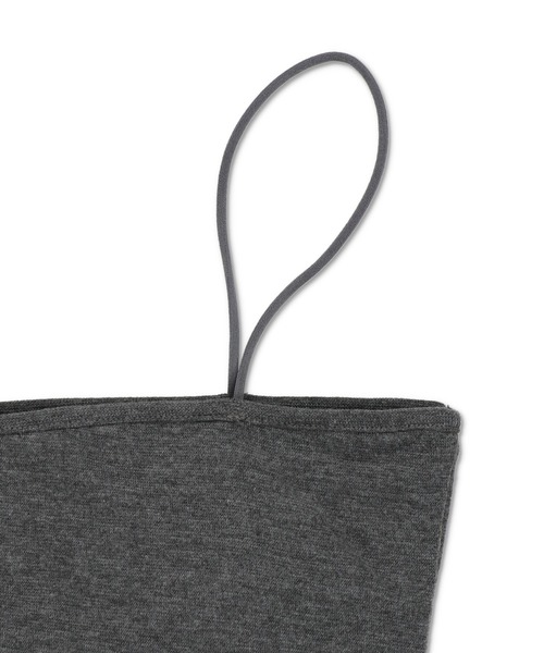 Lull（ルル）の「【Lull / ルル】インナーベアキャミ（キャミソール・レディース・ブラック/オフホワイト/ベージュ/チャコール・ONESIZE）」の21枚目の写真