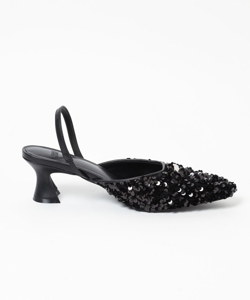 HARE（ハレ）の「スパンコールミュール(HARE)（パンプス・レディース・ブラック・MEDIUM/LARGE）」の13枚目の写真