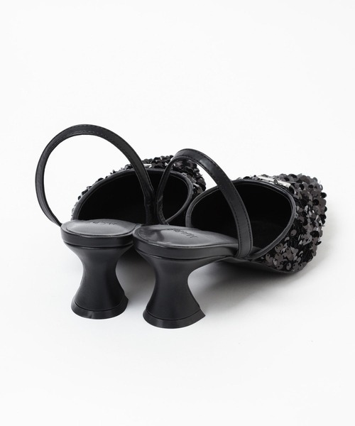 HARE（ハレ）の「スパンコールミュール(HARE)（パンプス・レディース・ブラック・MEDIUM/LARGE）」の14枚目の写真