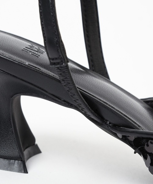 HARE（ハレ）の「スパンコールミュール(HARE)（パンプス・レディース・ブラック・MEDIUM/LARGE）」の9枚目の写真