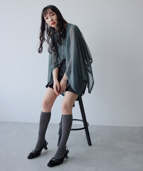 HARE（ハレ）の「スパンコールミュール(HARE)（パンプス・レディース・ブラック・MEDIUM/LARGE）」の21枚目の写真