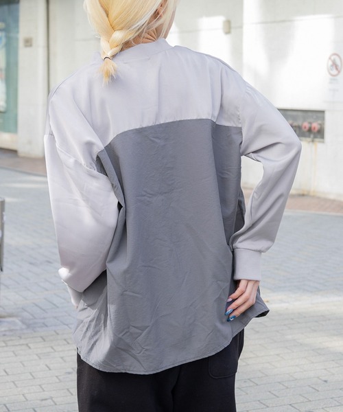 3.3 Field Trip （3.3フィールドトリップ）の「3.3 Field Trip／ロゴユニホーム 2105734（Tシャツ/カットソー・レディース・グレー/ネイビー・FREE）」の9枚目の写真