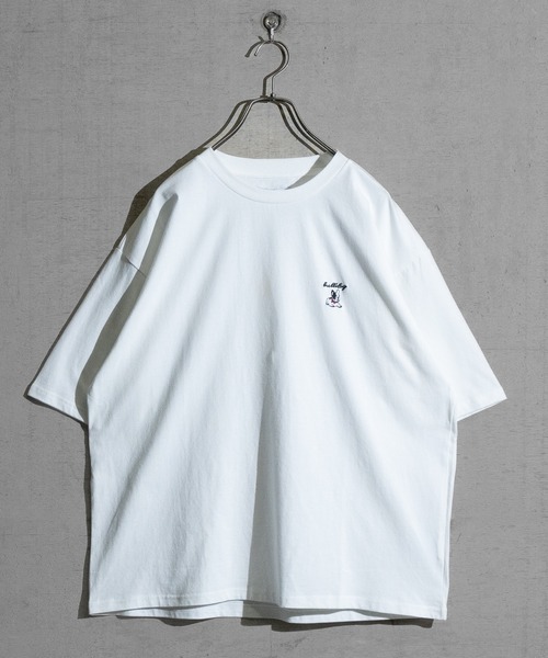 JOHN'S CLOSET(ジョンズクローゼット)の「【a】CAT&DOG プリント BIG Tシャツ(Tシャツ/カットソー・メンズ・ライトグレー系1/ブルー系2/ブラック系2/ホワイト系1/ホワイト系2/ブルー系1/ブラック系1/ライトグレー系2・MEDIUM/LARGE)」の12枚目の写真