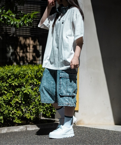 JOHN'S CLOSET(ジョンズクローゼット)の「【a】CAT&DOG プリント BIG Tシャツ(Tシャツ/カットソー・メンズ・ライトグレー系1/ブルー系2/ブラック系2/ホワイト系1/ホワイト系2/ブルー系1/ブラック系1/ライトグレー系2・MEDIUM/LARGE)」の15枚目の写真