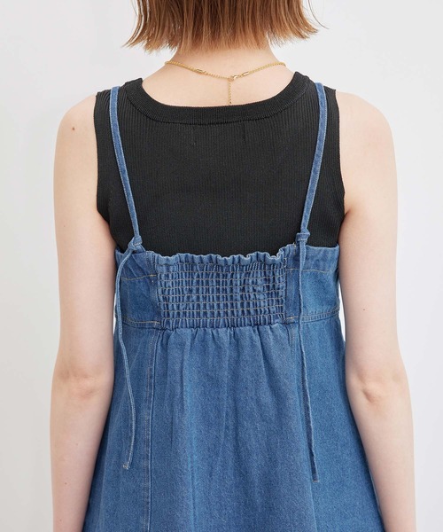 ROPE' PICNIC（ロペピクニック）の「デニムビスチェ（ベスト・レディース・ブルー/ネイビー・38）」の17枚目の写真
