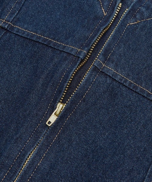 ROPE' PICNIC（ロペピクニック）の「デニムビスチェ（ベスト・レディース・ブルー/ネイビー・38）」の22枚目の写真