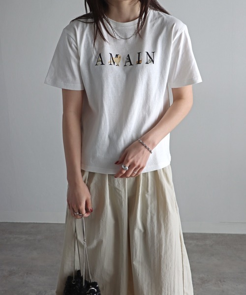 COURO（コウロ）の「アソートプリントTシャツ（Tシャツ/カットソー・レディース・ホワイト/ブラック/オートミール/ホワイト系/ホワイト系1/ホワイト系2/ホワイト系3/ブラック系/ブラック系1/ブラック系2/ブラック系3/ライトグレー系/ライトグレー系1/ライトグレー系2/ライトグレー系3・M/L）」の16枚目の写真