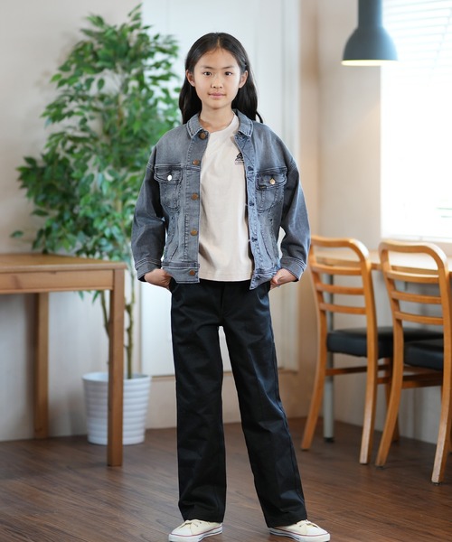 Lee（リー）の「Lee/リー キッズ ジャケット DNM LK1377 LK1377-182（その他アウター・キッズ・ブラック・130cm/140cm/150cm）」の5枚目の写真