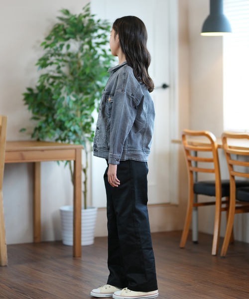 Lee（リー）の「Lee/リー キッズ ジャケット DNM LK1377 LK1377-182（その他アウター・キッズ・ブラック・130cm/140cm/150cm）」の6枚目の写真
