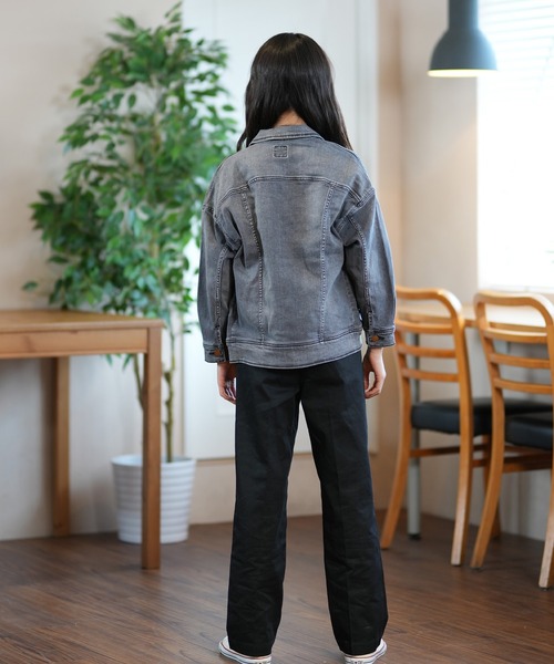 Lee（リー）の「Lee/リー キッズ ジャケット DNM LK1377 LK1377-182（その他アウター・キッズ・ブラック・130cm/140cm/150cm）」の7枚目の写真