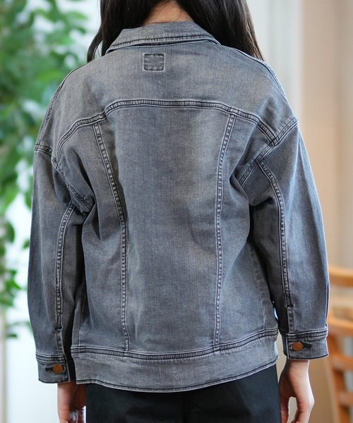Lee（リー）の「Lee/リー キッズ ジャケット DNM LK1377 LK1377-182（その他アウター・キッズ・ブラック・130cm/140cm/150cm）」の9枚目の写真