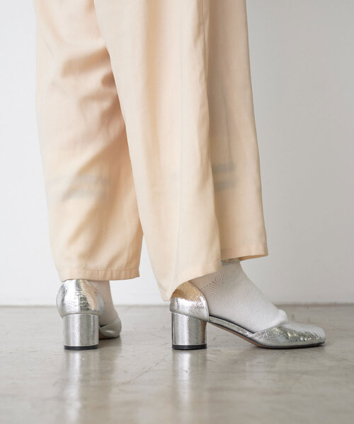 CIAOPANIC(チャオパニック)の「足袋ヒールパンプス(パンプス・レディース・シルバー/ブラック・35/36/37/38)」の9枚目の写真