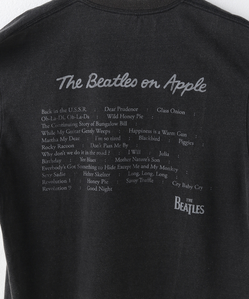 Preloved プレラブド　シンゾーン　THE BEATLES Tシャツ 黒 Preloved プレラブド シンゾーン THE BEATLES Tシャツ 黒