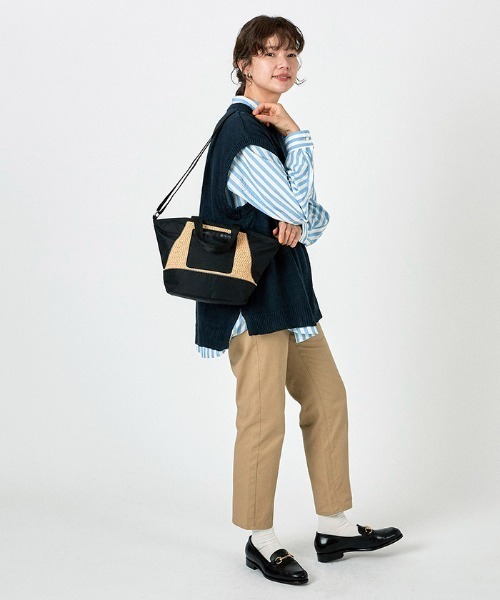 LeSportsac（レスポートサック）の「RAFFIA CONV TOTE リサイクル
