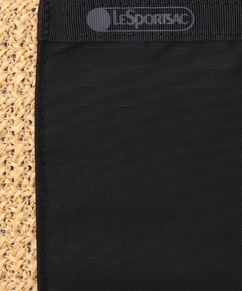 LeSportsac RAFFIA CONV TOTE ブラック/ラフィア異素材 LeSportsac