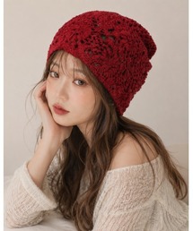 HIKA（ヒカ）の「【HIKA】カギ編みワッチCAP（ニットキャップ/ビーニー）」