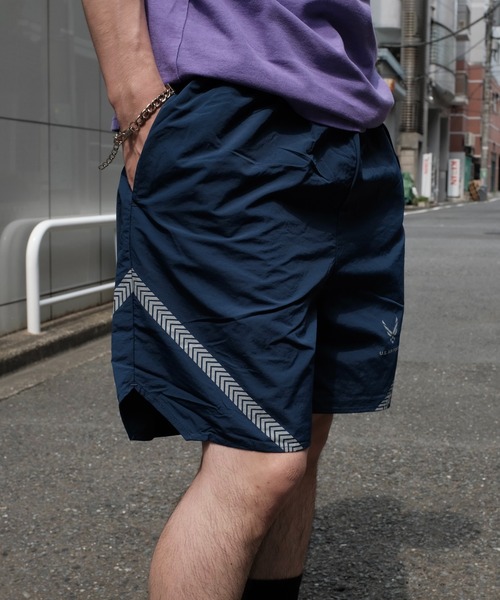 MILITARY（ミリタリー）の「【Military Reproduts　ミリタリーリプロダクツ】AIR FORCE トレーニングショーツ（その他パンツ・メンズ・ネイビー/ブラック・MEDIUM/LARGE/X-LARGE）」の17枚目の写真